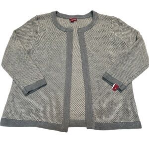 Grey Shimmery Cardigan